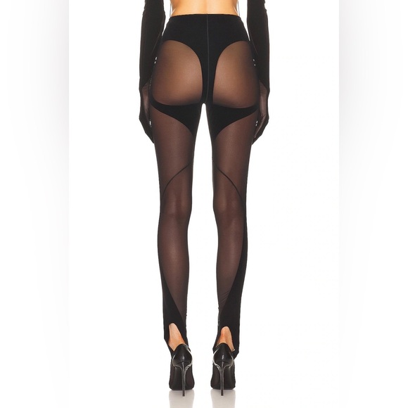 Wolford x Mugler Flock Shaping Leggings - Picture 2 of 6